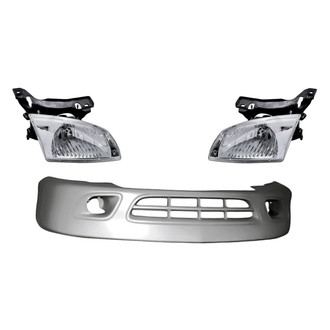 TruParts® - 3-Piece Kit (Driver and Passenger Side Headlights, Front Bumper Cover) (Standard Line)