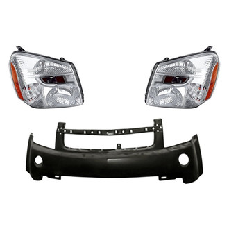 TruParts® - 3-Piece Kit (Driver and Passenger Side Headlights, Front Bumper Cover) (Standard Line)