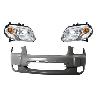 TruParts® - 3-Piece Kit (Driver and Passenger Side Headlights, Front Bumper Cover) (Standard Line)
