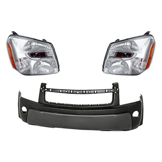 TruParts® - 3-Piece Kit (Driver and Passenger Side Headlights, Front Bumper Cover) (Standard Line)