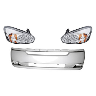 TruParts® - 3-Piece Kit (Driver and Passenger Side Headlights, Front Bumper Cover) (Standard Line)