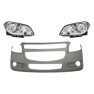 TruParts® - 3-Piece Kit (Driver and Passenger Side Headlights, Front Bumper Cover) (Standard Line)