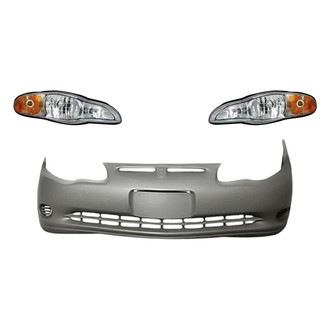 TruParts® - 3-Piece Kit (Driver and Passenger Side Headlights, Front Bumper Cover) (Standard Line)