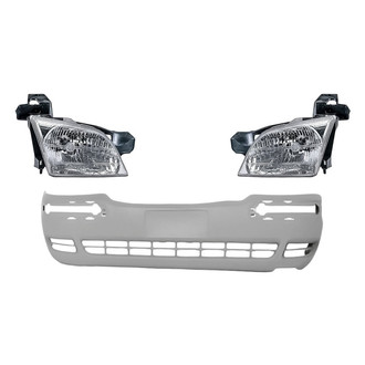 TruParts® - 3-Piece Kit (Driver and Passenger Side Headlights, Front Bumper Cover) (Standard Line)