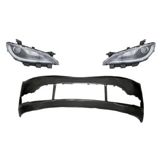 TruParts® - 3-Piece Kit (Driver and Passenger Side Headlights, Front Bumper Cover) (Standard Line)