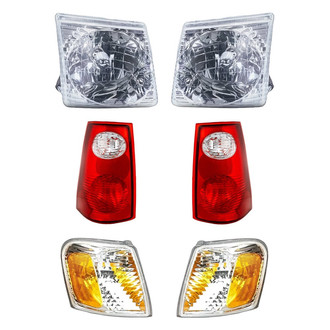 TruParts® - 6-Piece Kit (Driver and Passenger Side Headlights, Driver and Passenger Side Tail Lights, Driver and Passenger Side Turn Signal/Corner Lights) (Standard Line)