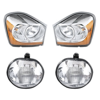 TruParts® - 4-Piece Kit (Driver and Passenger Side Headlights, Driver and Passenger Side Fog Lights) (Standard Line)