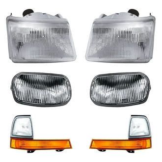 TruParts® - 6-Piece Kit (Driver and Passenger Side Headlights, Driver and Passenger Side Fog Lights , Driver and Passenger Side Turn Signal/Parking Lights) (Standard Line)