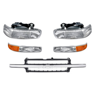TruParts® - 5-Piece Kit (Driver and Passenger Side Headlights, Grille, Driver and Passenger Side Turn Signal/Parking Lights) (Standard Line)