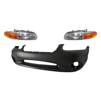 TruParts® - 3-Piece Kit (Driver and Passenger Side Headlights, Front Bumper Cover) (Standard Line)