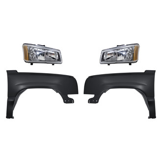 TruParts® - 4-Piece Kit (Driver and Passenger Side Headlights, Driver and Passenger Side Fenders) (Standard Line)