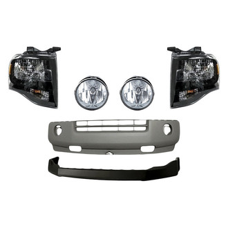 TruParts® - 6-Piece Kit (Driver and Passenger Side Headlights, Front Lower Bumper Cover, Front Upper Bumper Cover, Driver and Passenger Side Fog Lights) (Standard Line)
