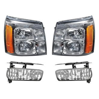 TruParts® - 4-Piece Kit (Driver and Passenger Side Headlights, Driver and Passenger Side Fog Lights) (Standard Line)