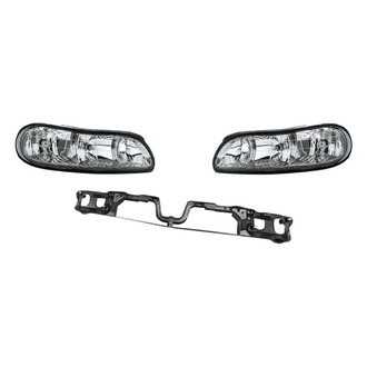 TruParts® - 3-Piece Kit (Driver and Passenger Side Headlights, Header Panel) (Standard Line)