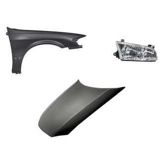 TruParts® - 3-Piece Kit (Passenger Side Headlight, Front Passenger Side Fender, Hood Panel) (Standard Line)