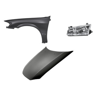 TruParts® - 3-Piece Kit (Driver Side Headlight, Front Driver Side Fender, Hood Panel) (Standard Line)