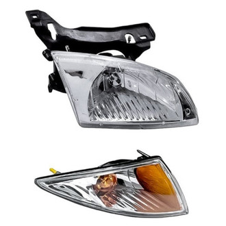 TruParts® - 2-Piece Kit (Passenger Side Headlight, Passenger Side Turn Signal/Corner Light) (Standard Line)