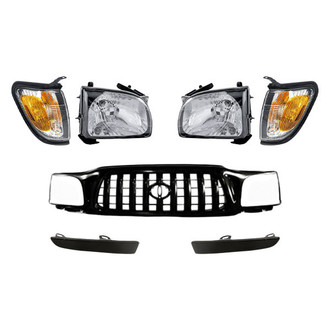 TruParts® - 7-Piece Kit (Driver and Passenger Side Headlights, Front Driver Side Lower Bumper Filler, Front Passenger Side Lower Bumper Filler, Grille, Driver and Passenger Side Turn Signal/Corner Lights) (Standard Line)