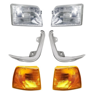 TruParts® - 6-Piece Kit (Driver and Passenger Side Headlights, Driver and Passenger Side Grille Moldings, Driver and Passenger Side Turn Signal/Corner Lights) (Standard Line)