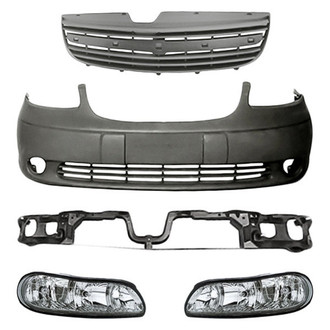 TruParts® - 5-Piece Kit (Driver and Passenger Side Headlights, Front Bumper Cover, Grille, Header Panel) (Standard Line)