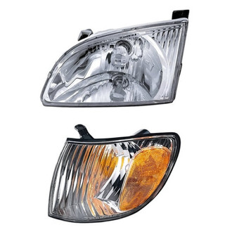 TruParts® - 2-Piece Kit (Driver Side Headlight, Driver Side Turn Signal/Corner Light) (Standard Line)