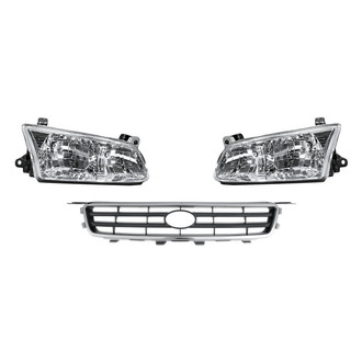 TruParts® - 3-Piece Kit (Driver and Passenger Side Headlights, Grille) (Standard Line)
