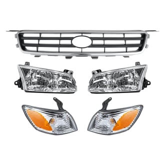 TruParts® - 5-Piece Kit (Driver and Passenger Side Headlights, Grille, Driver and Passenger Side Turn Signal/Corner Lights) (Standard Line)