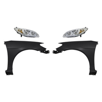 TruParts® - 4-Piece Kit (Driver and Passenger Side Headlights, Driver and Passenger Side Fenders) (Standard Line)