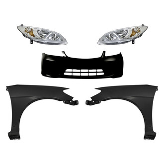 TruParts® - 5-Piece Kit (Driver and Passenger Side Headlights, Front Bumper Cover, Driver and Passenger Side Fenders) (Standard Line)