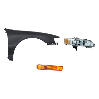 TruParts® - 3-Piece Kit (Passenger Side Headlight, Front Passenger Side Fender, Passenger Side Turn Signal/Parking Light) (Standard Line)