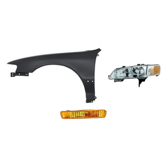 TruParts® - 3-Piece Kit (Driver Side Headlight, Front Driver Side Fender, Driver Side Turn Signal/Parking Light) (Standard Line)