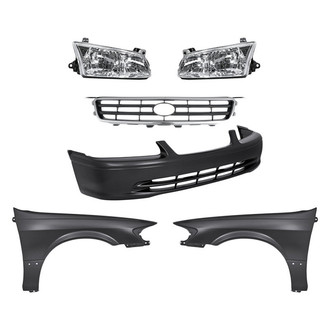 TruParts® - 6-Piece Kit (Driver and Passenger Side Headlights, Front Bumper Cover, Grille, Driver and Passenger Side Fenders) (Standard Line)
