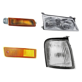 TruParts® - 4-Piece Kit (Passenger Side Headlight, Passenger Side Turn Signal/Corner Light, Passenger Side Turn Signal/Parking Light, Passenger Side Side Marker Light) (Standard Line)