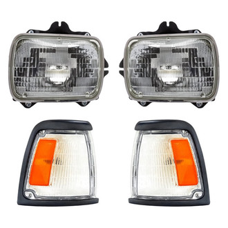 TruParts® - 4-Piece Kit (Driver and Passenger Side Headlights, Driver and Passenger Side Turn Signal/Corner Lights) (Standard Line)