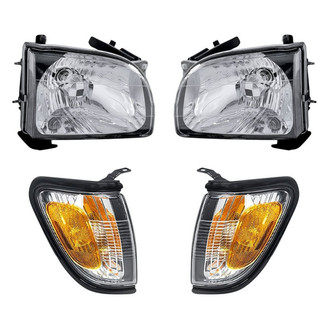TruParts® - 4-Piece Kit (Driver and Passenger Side Headlights, Driver and Passenger Side Turn Signal/Corner Lights) (Standard Line)
