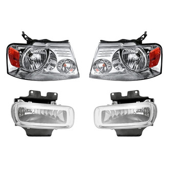 TruParts® - 4-Piece Kit (Driver and Passenger Side Headlights, Driver and Passenger Side Fog Lights) (Standard Line)