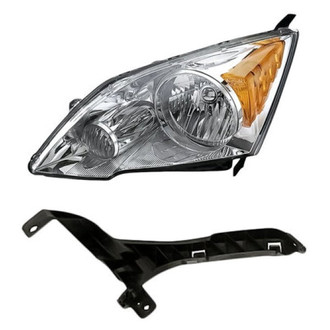 TruParts® - 2-Piece Kit (Driver Side Headlight, Front Driver Side Bumper Cover Side Beam) (Standard Line)