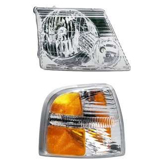 TruParts® - 2-Piece Kit (Passenger Side Headlight, Passenger Side Turn Signal/Corner Light) (Standard Line)