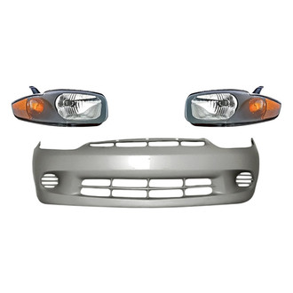 TruParts® - 3-Piece Kit (Driver and Passenger Side Headlights, Front Bumper Cover) (Standard Line)