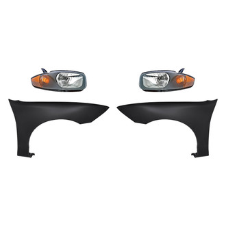 TruParts® - 4-Piece Kit (Driver and Passenger Side Headlights, Driver and Passenger Side Fenders) (Standard Line)