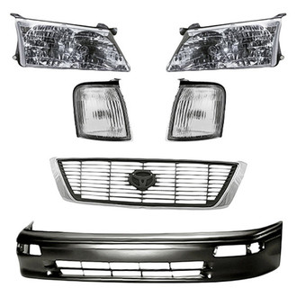 TruParts® - 6-Piece Kit (Driver and Passenger Side Headlights, Front Bumper Cover, Grille, Driver and Passenger Side Turn Signal/Corner Lights) (Standard Line)