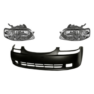 TruParts® - 3-Piece Kit (Driver and Passenger Side Headlights, Front Bumper Cover) (Standard Line)
