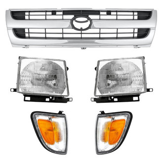 TruParts® - 5-Piece Kit (Driver and Passenger Side Headlights, Grille, Driver and Passenger Side Turn Signal/Corner Lights) (Standard Line)