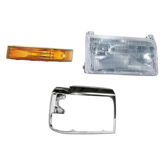 TruParts® - 3-Piece Kit (Passenger Side Headlight, Passenger Side Headlight Bezel, Passenger Side Turn Signal/Parking Light) (Standard Line)