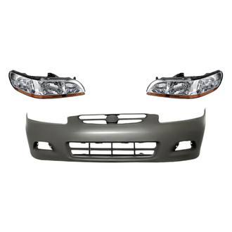 TruParts® - 3-Piece Kit (Driver and Passenger Side Headlights, Front Bumper Cover) (Standard Line)