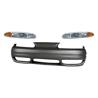 TruParts® - 3-Piece Kit (Driver and Passenger Side Headlights, Front Bumper Cover) (Standard Line)