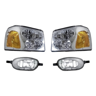 TruParts® - 4-Piece Kit (Driver and Passenger Side Headlights, Driver and Passenger Side Cornering Lights) (Standard Line)