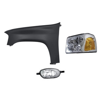 TruParts® - 3-Piece Kit (Driver Side Headlight, Front Driver Side Fender, Driver Side Cornering Light) (Standard Line)
