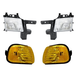TruParts® - 4-Piece Kit (Driver and Passenger Side Headlights, Driver and Passenger Side Turn Signal/Corner Lights) (Standard Line)