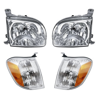 TruParts® - 4-Piece Kit (Driver and Passenger Side Headlights, Driver and Passenger Side Turn Signal/Corner Lights) (Standard Line)
